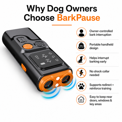 BarkPause™ Ultrasonic Bark Training Device